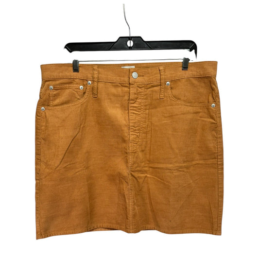 Corduroy Skirt Mini & Short By J. Crew In Tan, Size: 14