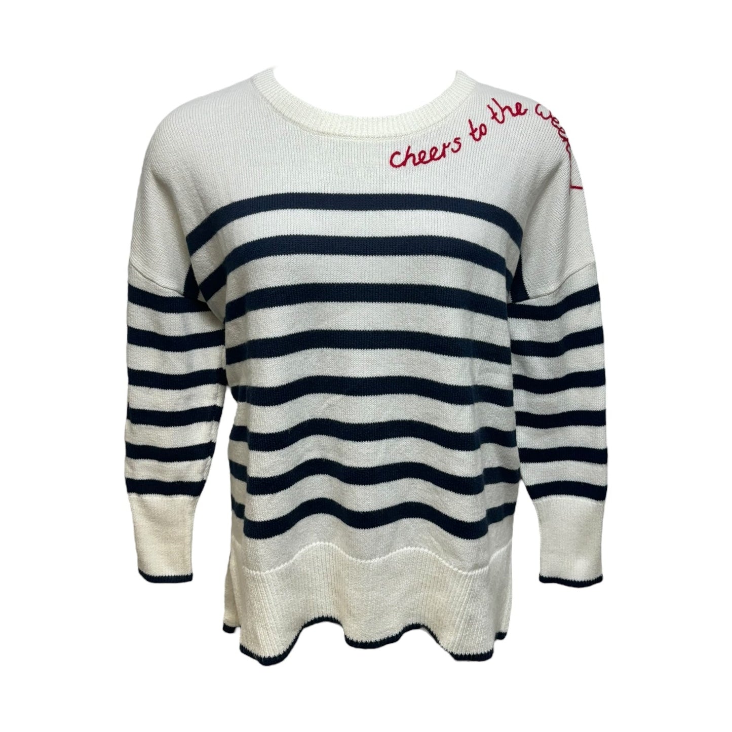 Cheers to the Weekend Sweater Designer By Lilly Pulitzer In Nautical Print, Size: Xl