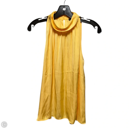 Top Sleeveless By Ann Taylor In Yellow, Size: S