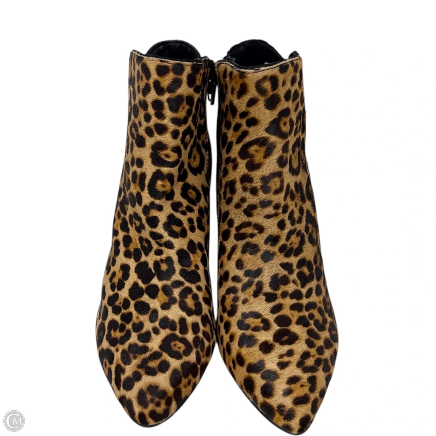 Harpper kitten Heel Booties By Alfani In Leopard Print Calfhair, Size: 7