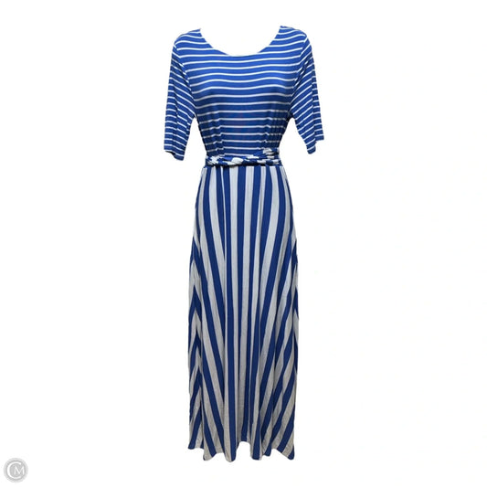 The Road Ahead Maxi Dress By Matilda Jane In Striped Pattern, Size: S