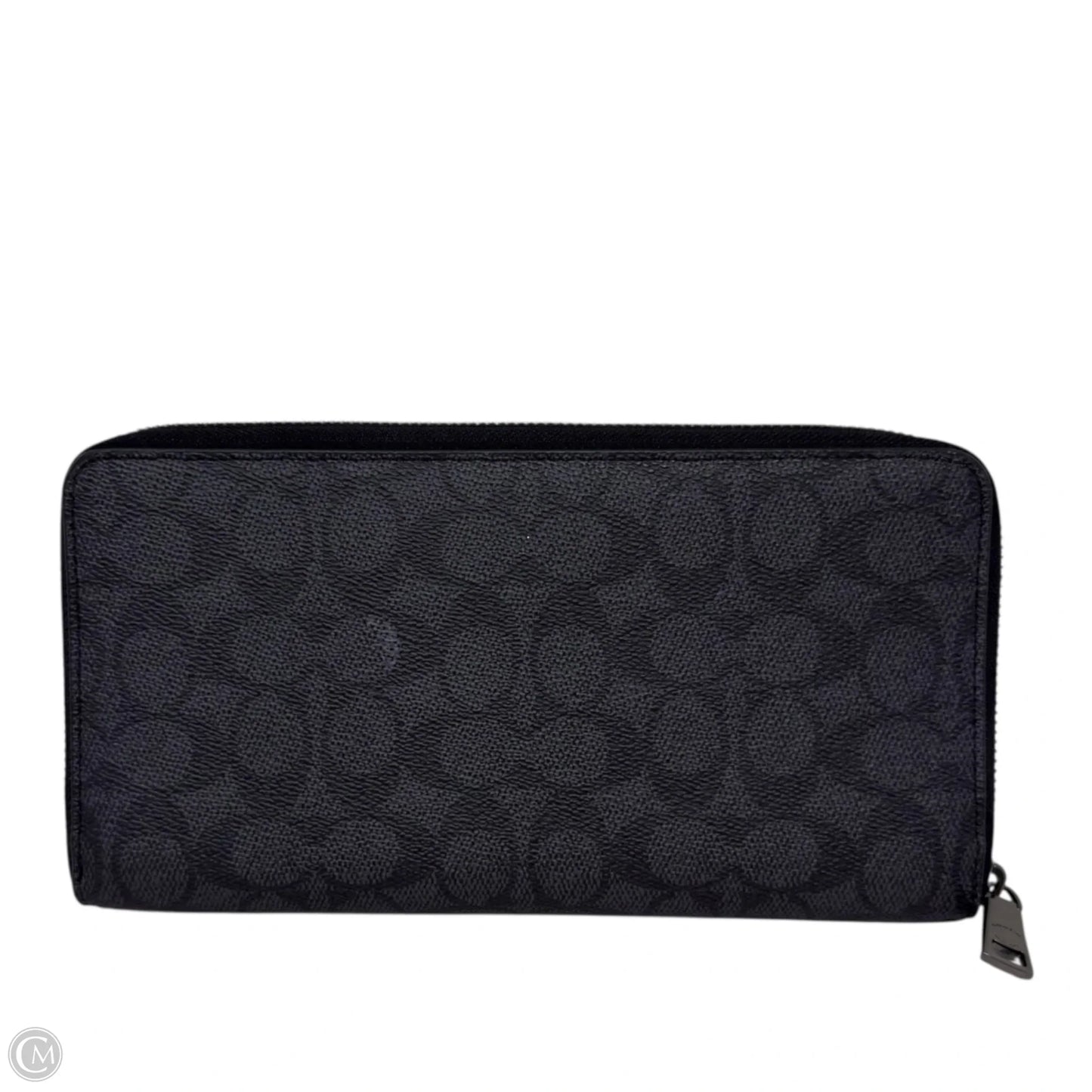 Men's Document Wallet In Signature Canvas Designer By Coach, Size: Large