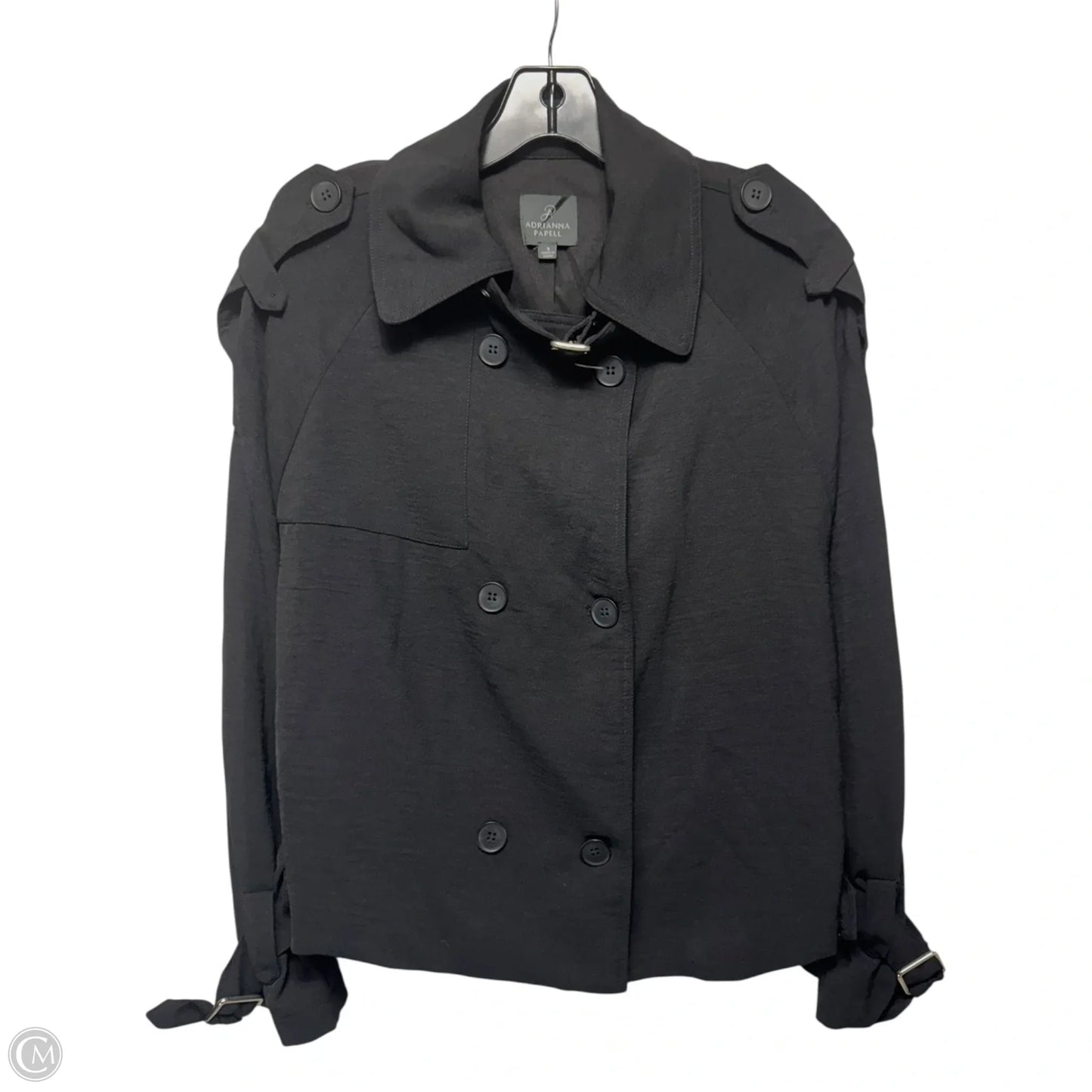 Jacket By Adrianna Papell In Black, Size: S