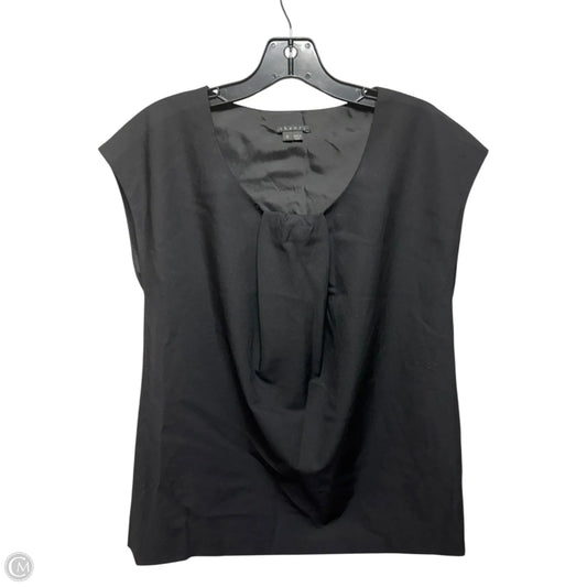 Wool Top Sleeveless By Theory In Black, Size: S