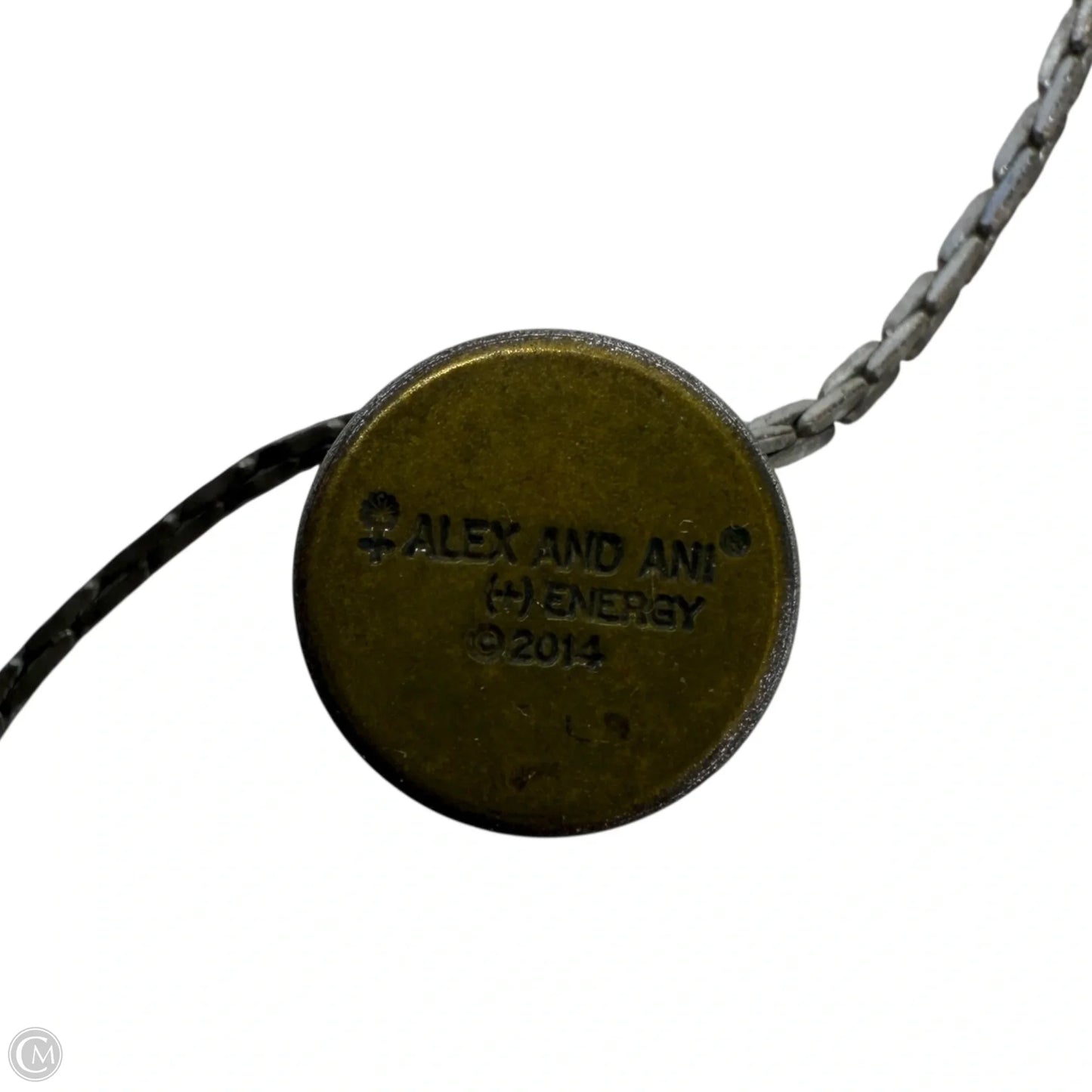 Silver Plated Sacred Stud Om Necklace By Alex And Ani