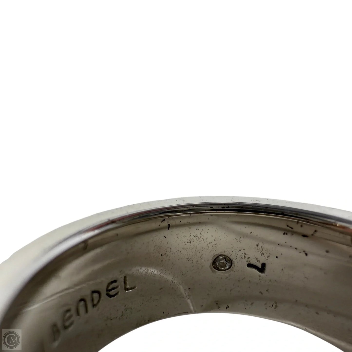 Enamel Cigar Band Ring By Henri Bendel, Size: 7