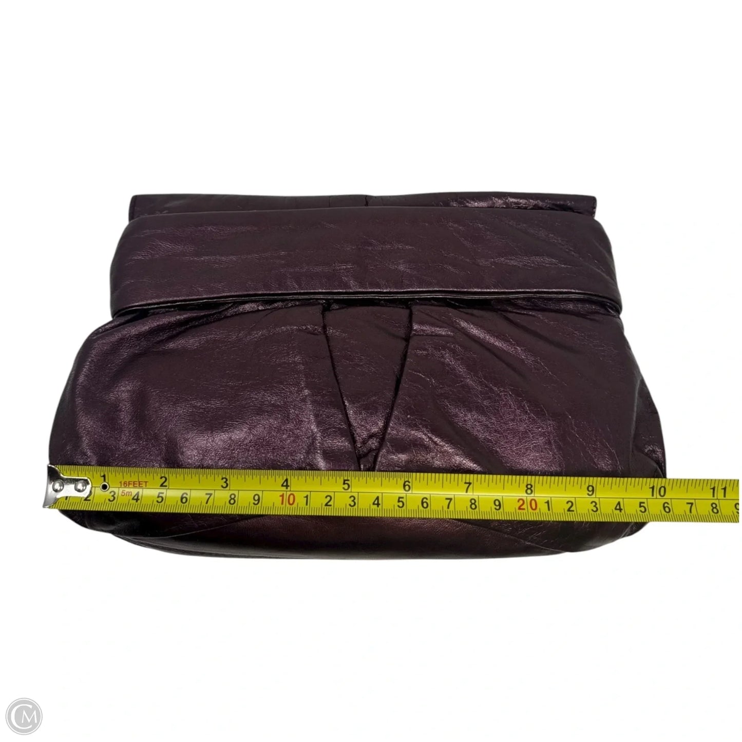 Andie Metallic Leather Clutch By Kooba, Size: Small