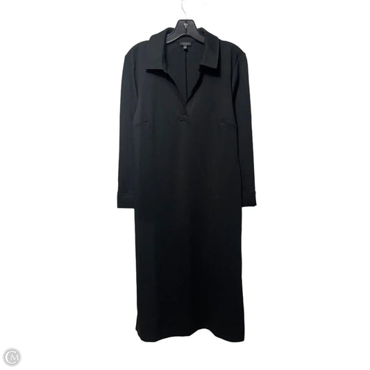 Dress Casual Midi By Talbots In Black, Size: M
