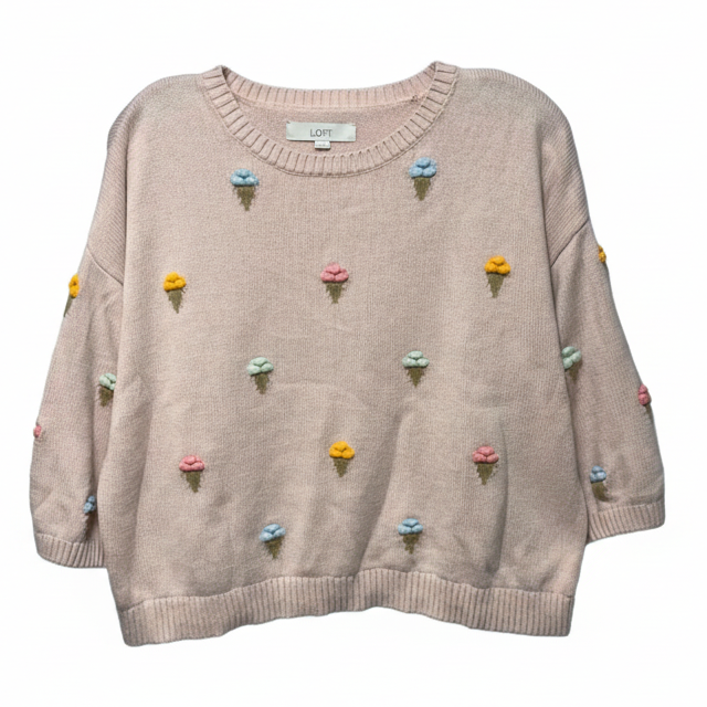 Sweater By Loft In Pink, Size: M