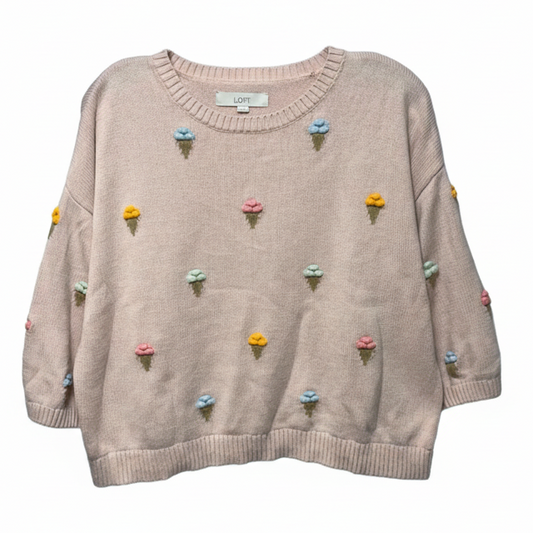 Sweater By Loft In Pink, Size: M