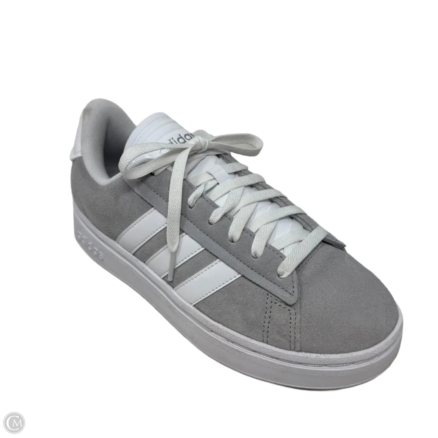 Grand Court Alpha Sneakers By Adidas In Grey & White, Size: 8