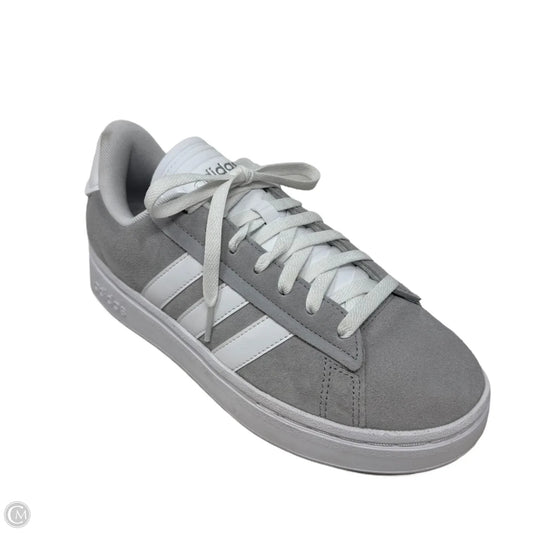 Grand Court Alpha Sneakers By Adidas In Grey & White, Size: 8