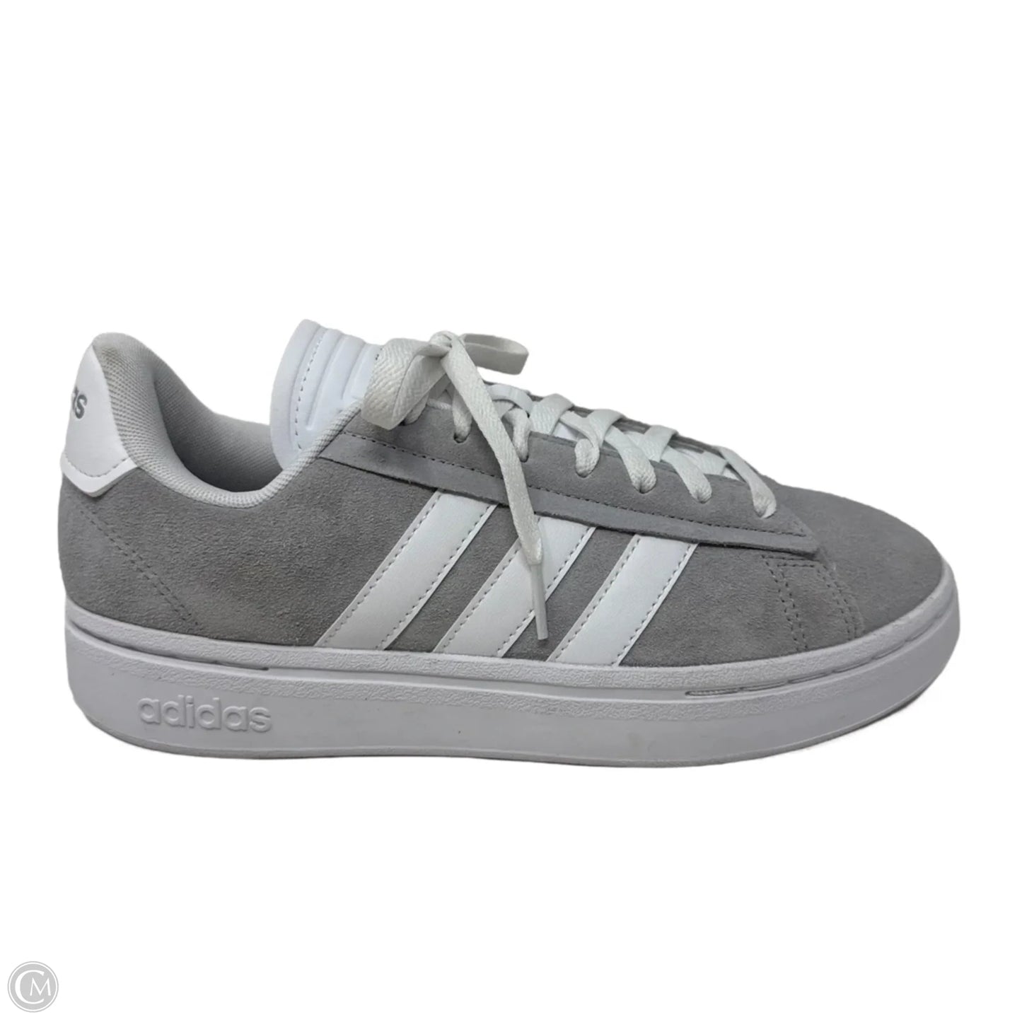 Grand Court Alpha Sneakers By Adidas In Grey & White, Size: 8