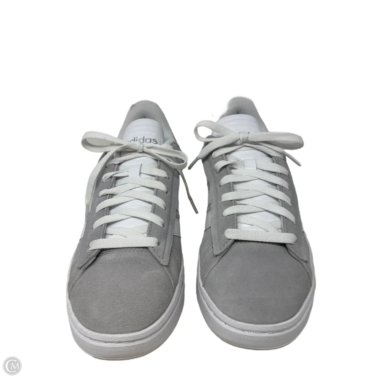 Grand Court Alpha Sneakers By Adidas In Grey & White, Size: 8