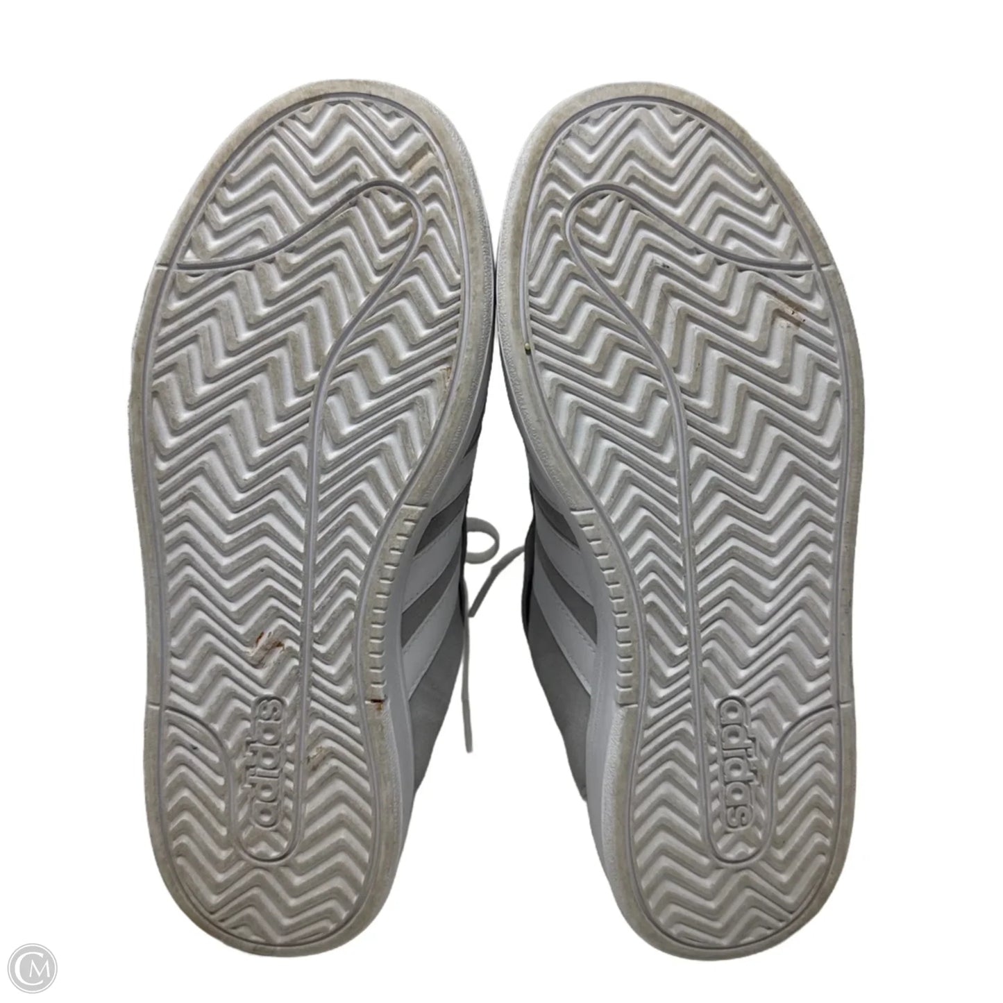 Grand Court Alpha Sneakers By Adidas In Grey & White, Size: 8