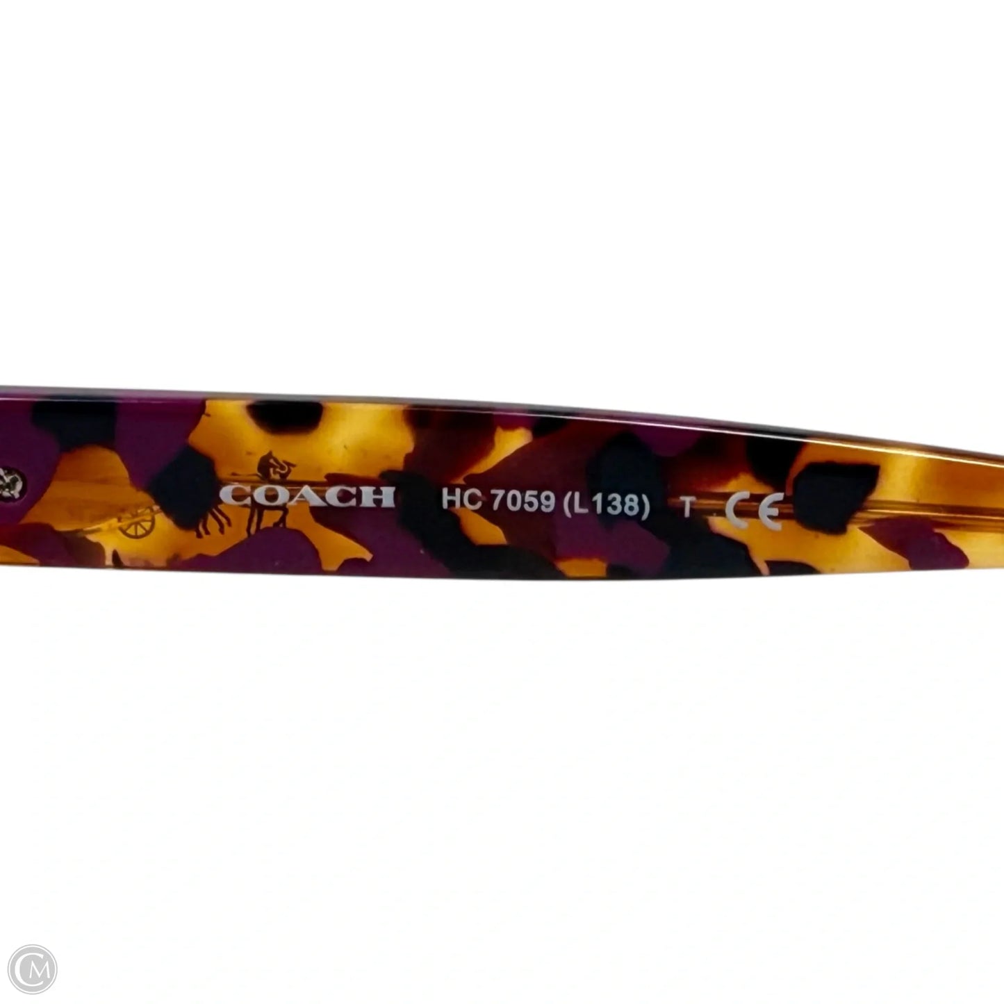 HC7059 L138 Pilot Sunglasses Designer By Coach, Size: Small