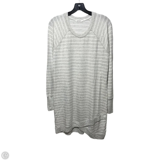 Dress Casual Midi By Athleta In Striped Pattern, Size: L