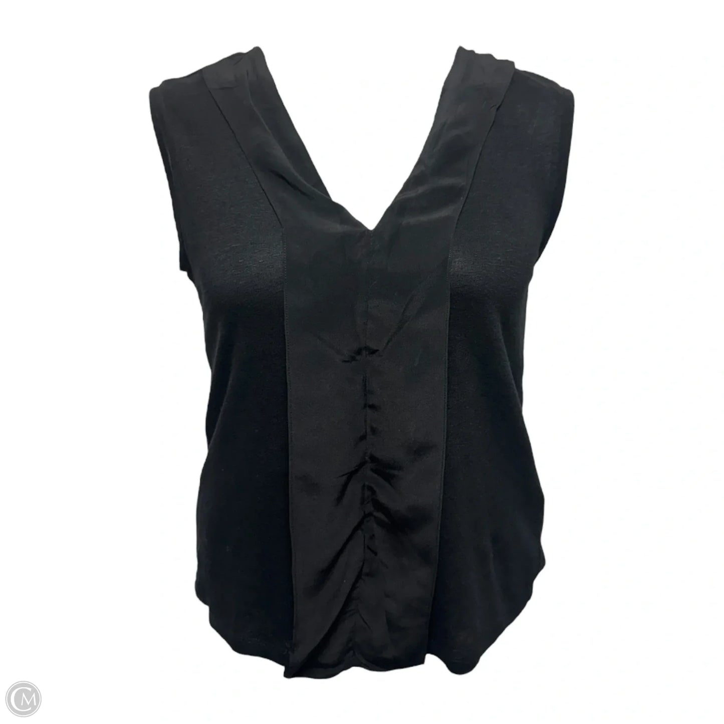 Silk & Linen Top Sleeveless Designer By Sandro, Size: Medium