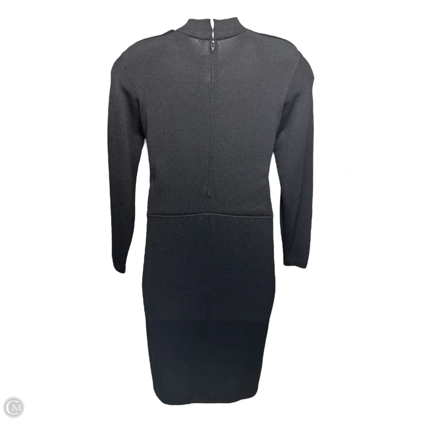 Vintage Knit Dress Luxury Designer By St John Collection In Black, Size: 8