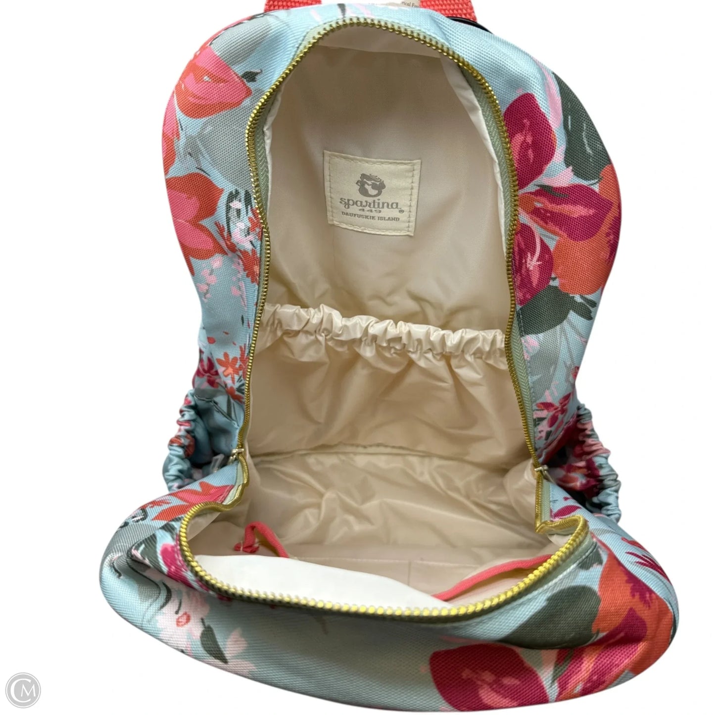 Out & About Tech Backpack In Alljoy Landing Sea Foam By Spartina, Size: Large