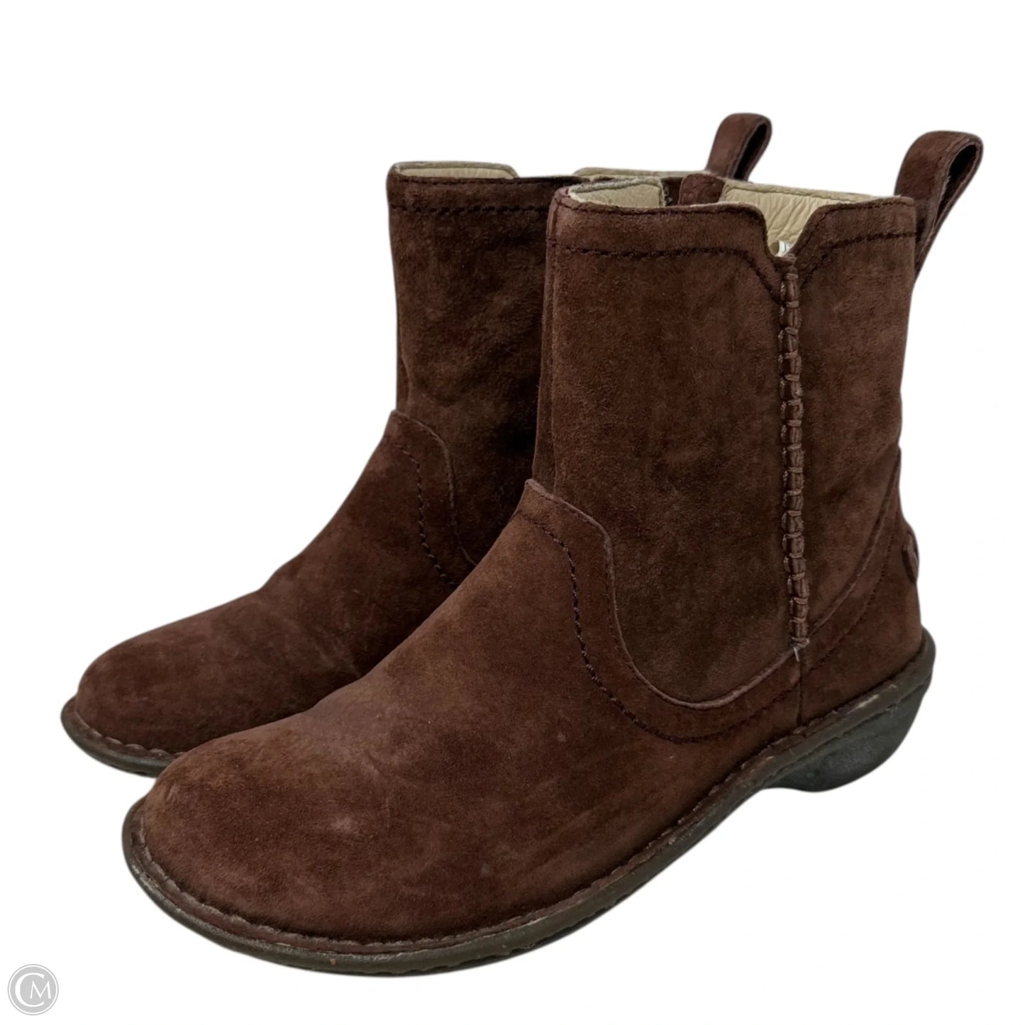 Neevah Boots Designer By Ugg In Brown, Size: 6