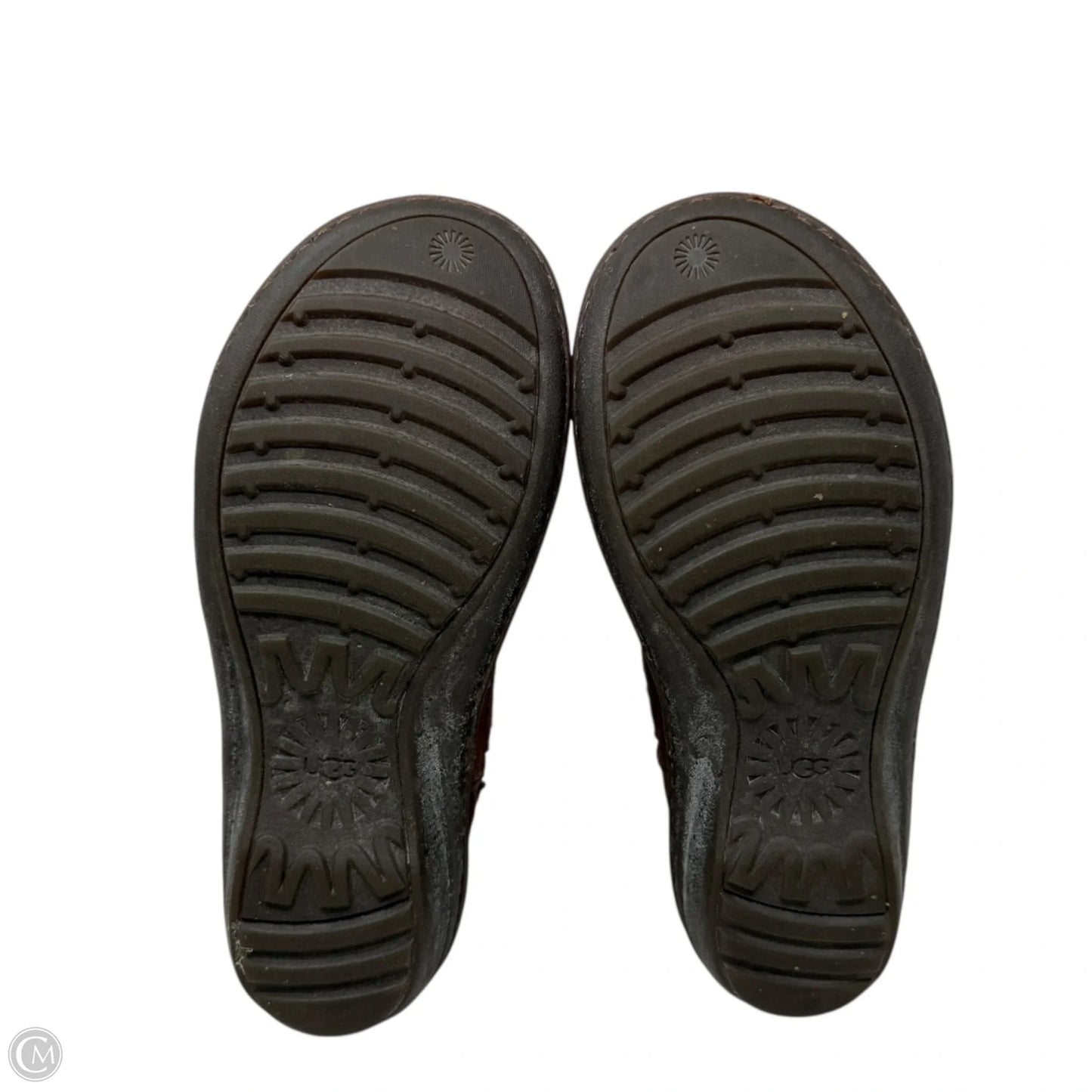 Neevah Boots Designer By Ugg In Brown, Size: 6