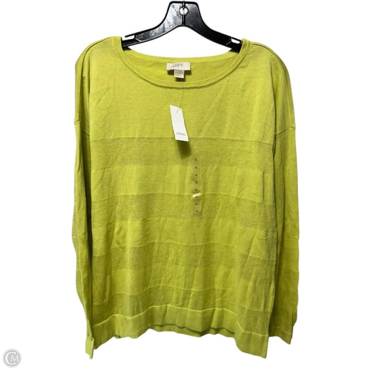 Sweater By Loft In Striped Pattern, Size: L