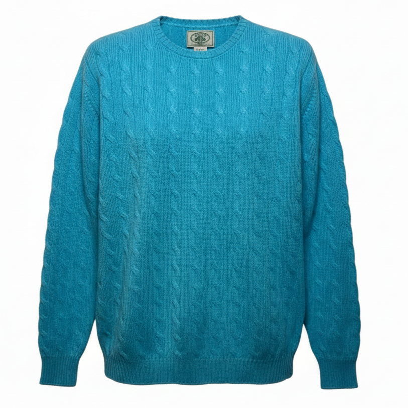 Sweater Cashmere By McCulley’s In Blue, Size: Xl