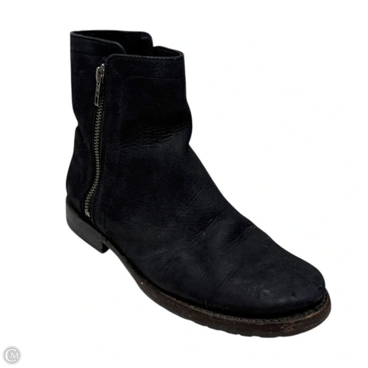 Natalie Double Zip Boots Designer By Frye In Black, Size: 7.5