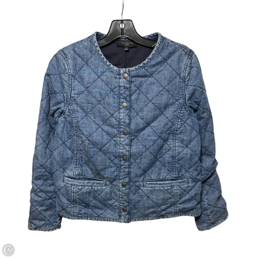 Jacket Denim By Talbots In Blue Denim, Size: S Petite