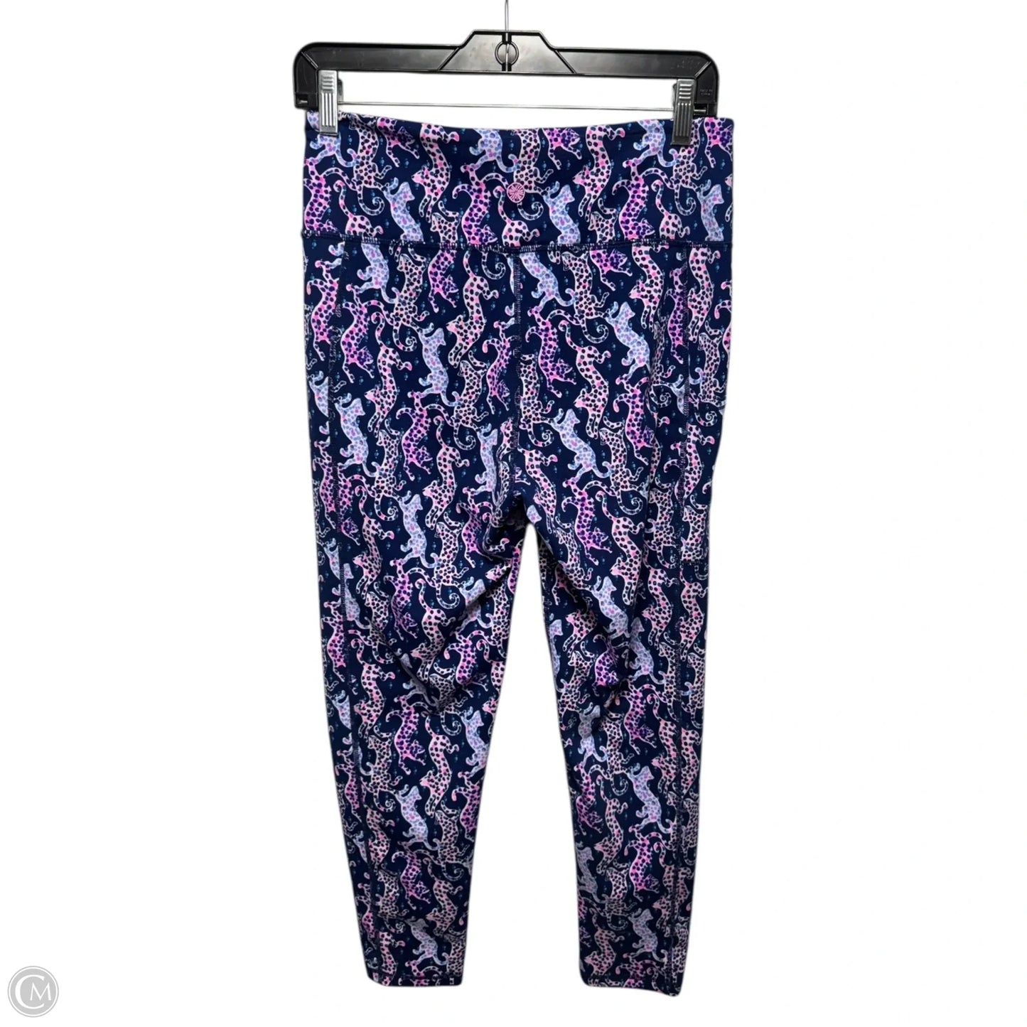 Athletic Leggings Designer By Luxletic Lilly Pulitzer In Animal Print, Size: L