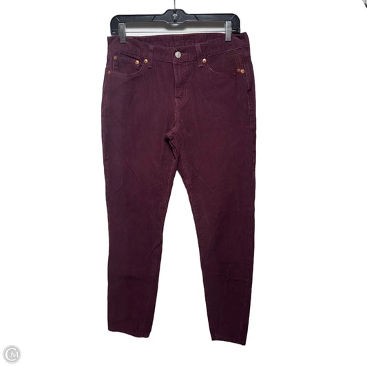 Pants Corduroy By Levis In Maroon, Size: 6/ 28x30