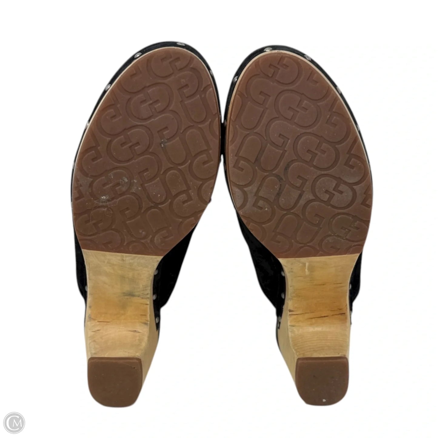 Abbie Winter Clogs Designer By Ugg In Black, Size: 8