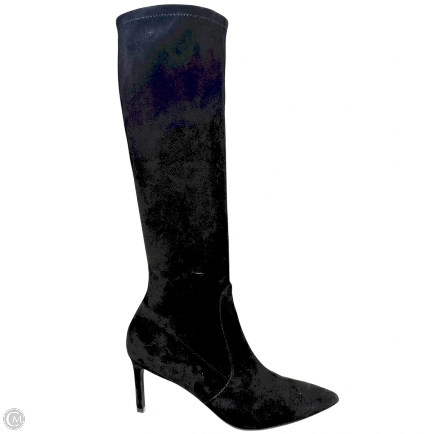 Power Boots 75 Designer By Stuart Weitzman In Black, Size: 7