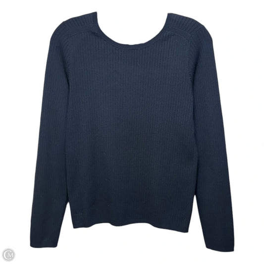 Sweater By Theory In Navy, Size: L