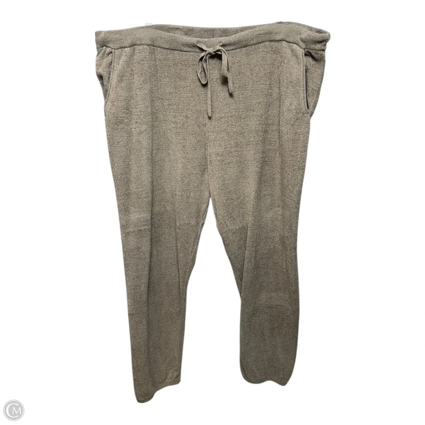 CozyChic Ultra Lite Track Pant By Barefoot Dreams In Taupe, Size: 2x