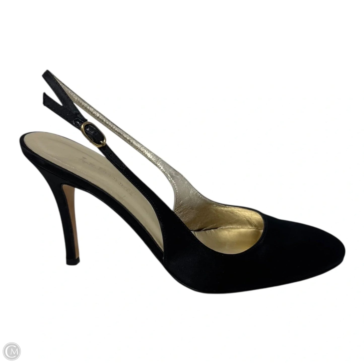 Slingback Shoes Heels Stiletto By Lk Bennett In Black, Size: 9