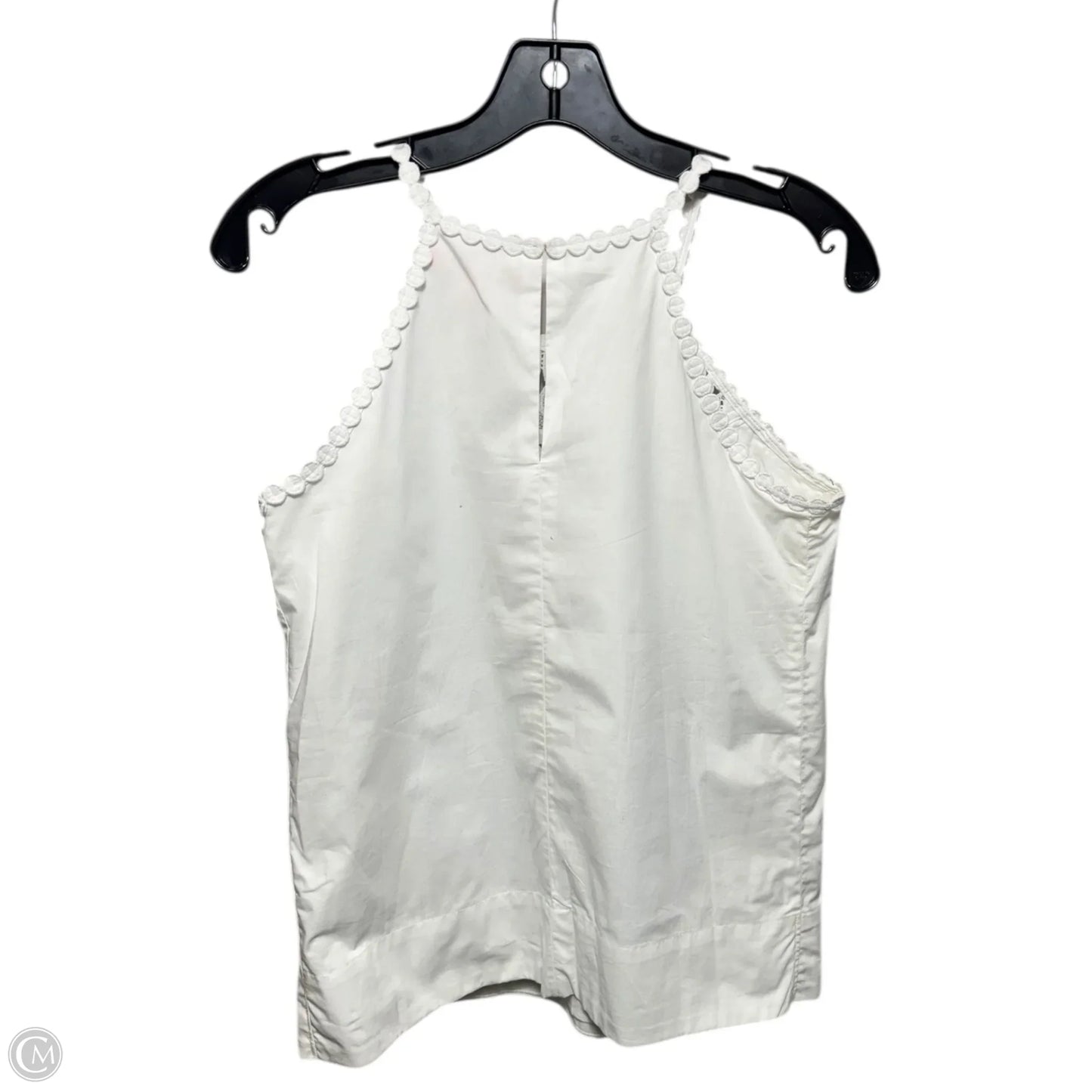 Top Sleeveless Designer By Lilly Pulitzer In White, Size: 0