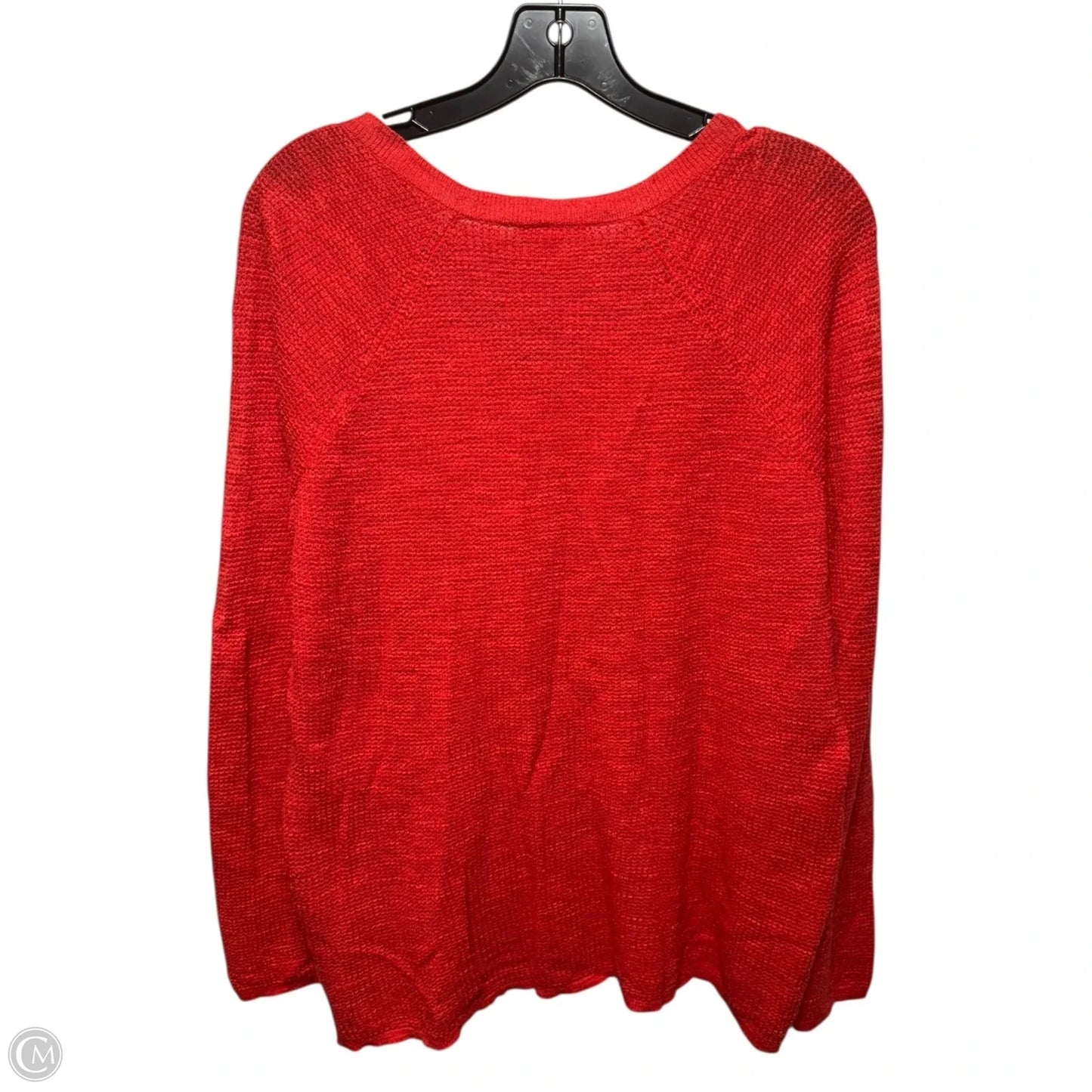 Sweater By Eileen Fisher In Red, Size: Xl