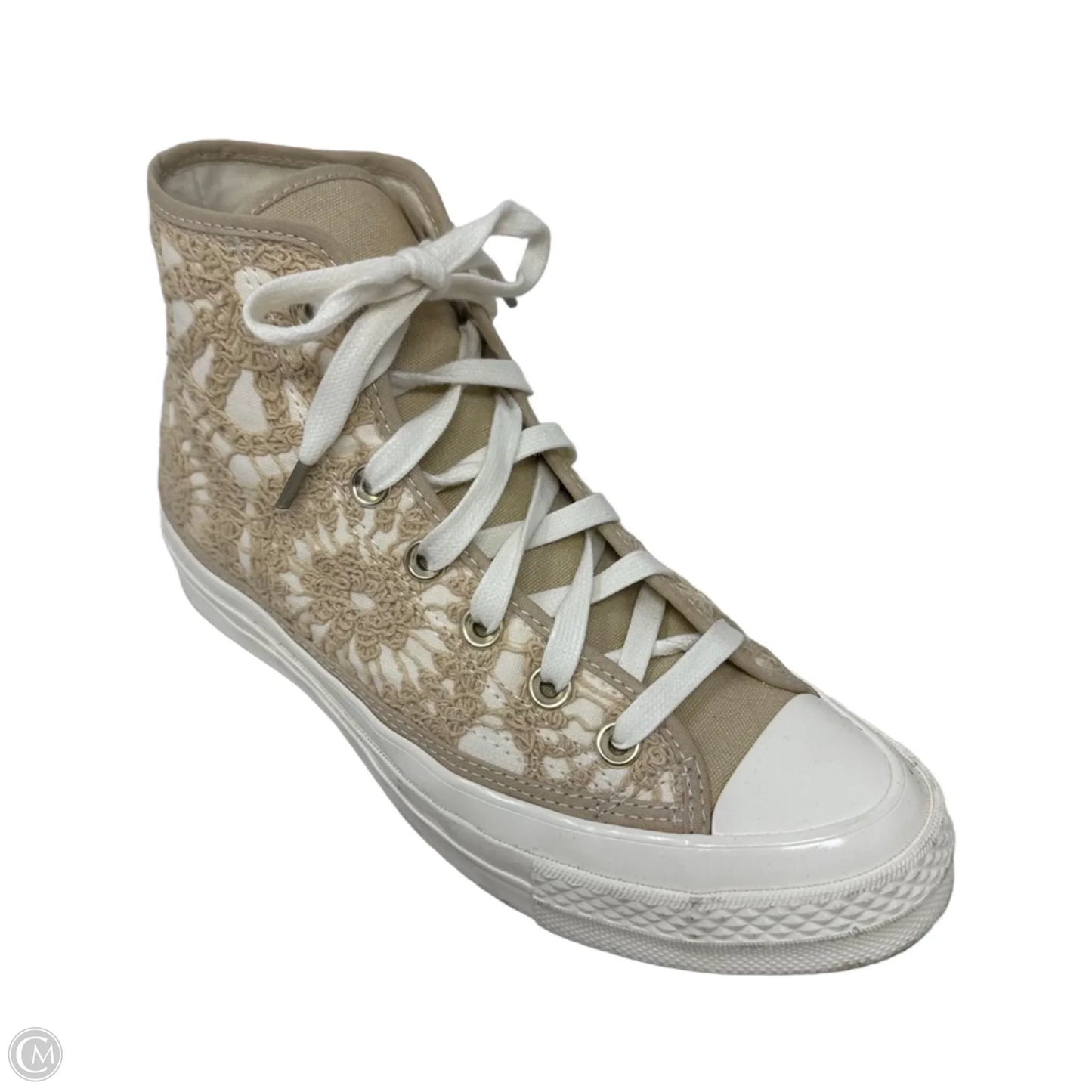 Daisy Cord Sneakers By Converse In Cream & Tan, Size: 7.5