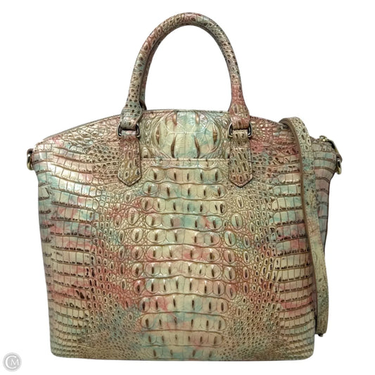 Large Duxbury Satchel In Sandatone Melbourne Designer By Brahmin, Size: Large