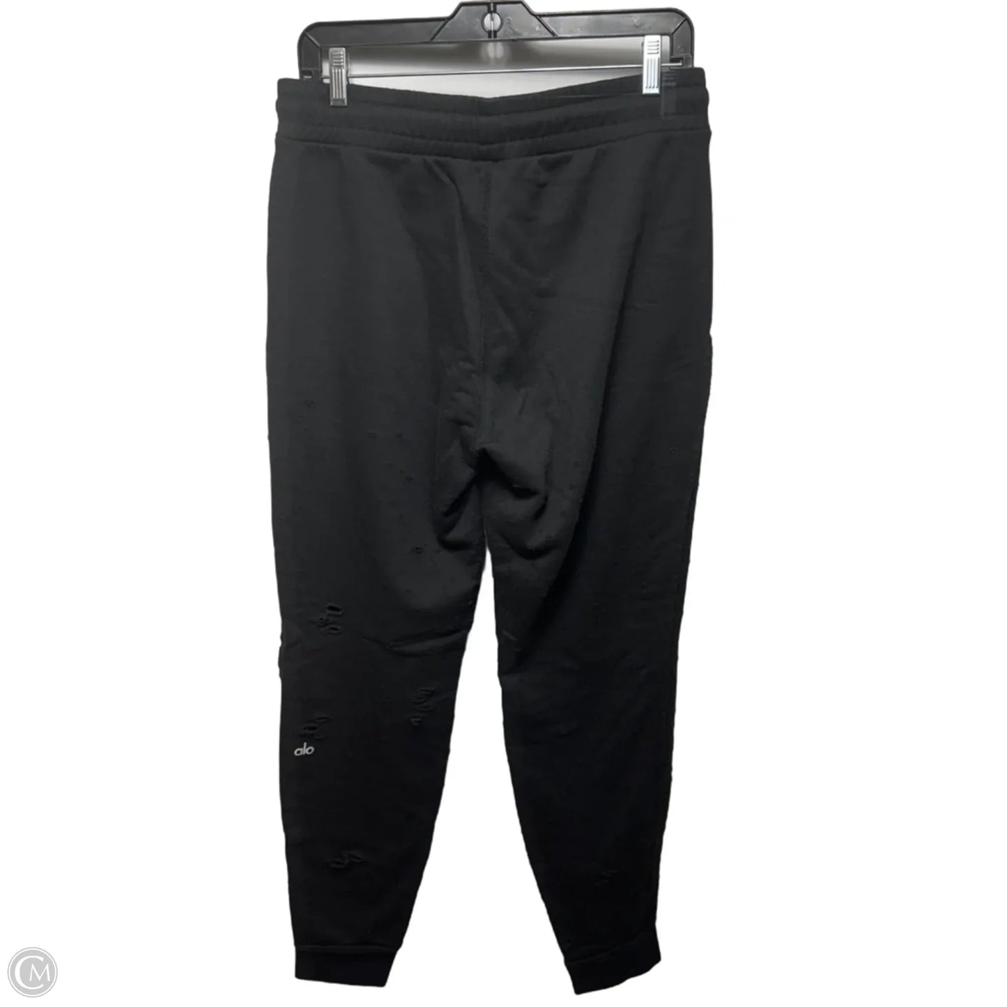 Distressed Pants Joggers By Alo In Black, Size: M