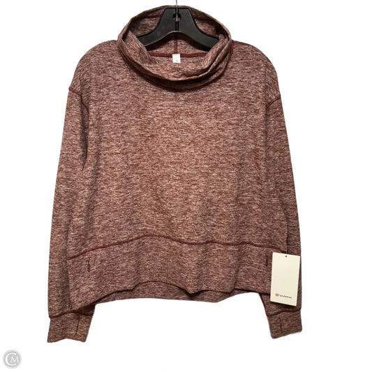 Ready To Rulu Athletic Jacket By Lululemon In Maroon, Size: 10