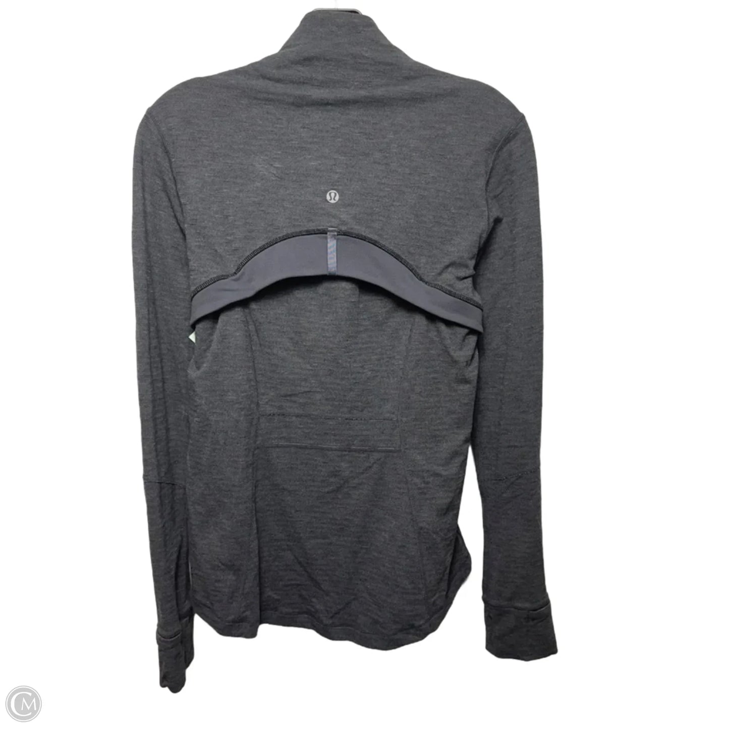 Athletic Jacket By Lululemon In Grey, Size: 10