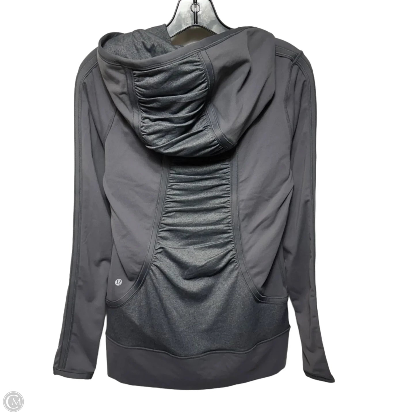 Athletic Jacket By Lululemon In Grey, Size: 10