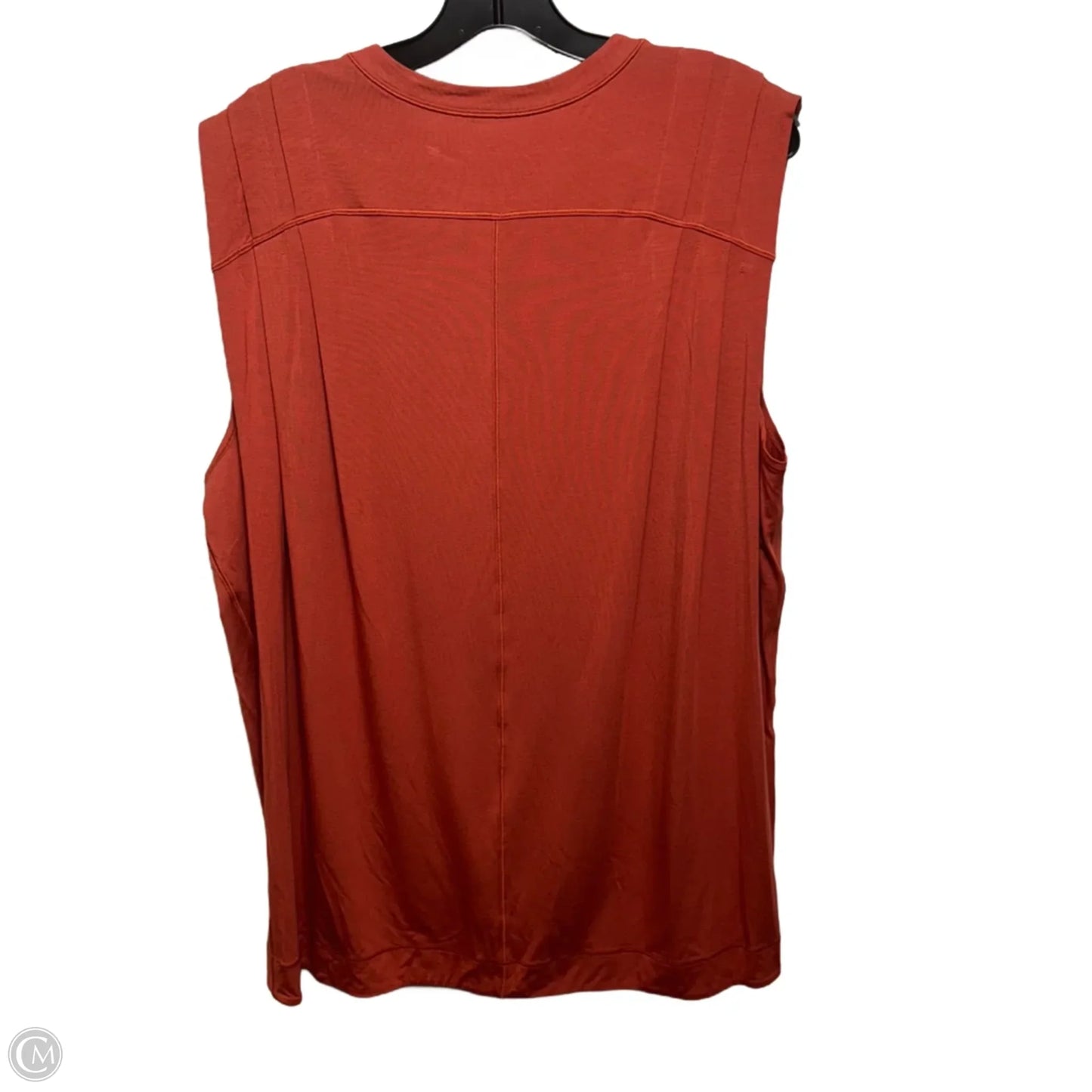 Top Sleeveless By Lululemon In Orange, Size: L