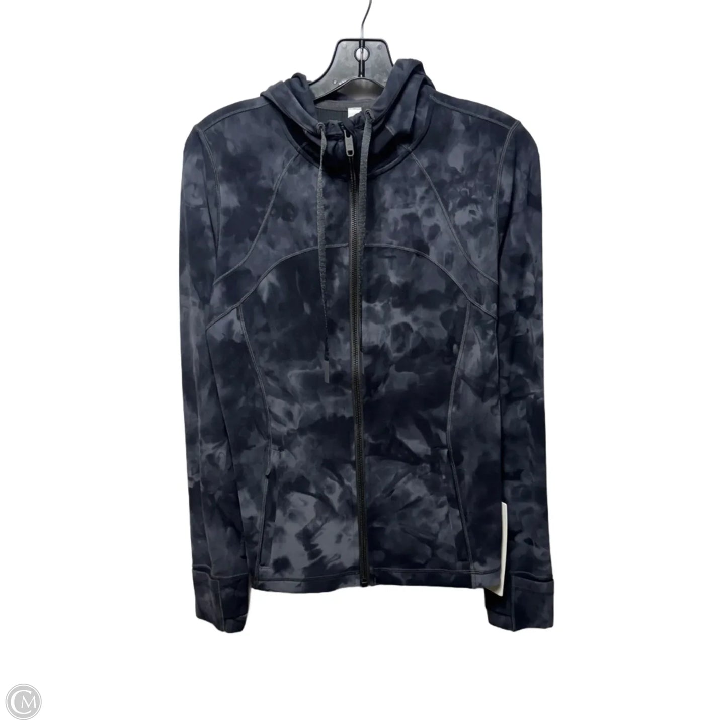 Define Hooded Jacket Nulu Athletic Jacket By Lululemon In Black & Grey, Size: 10