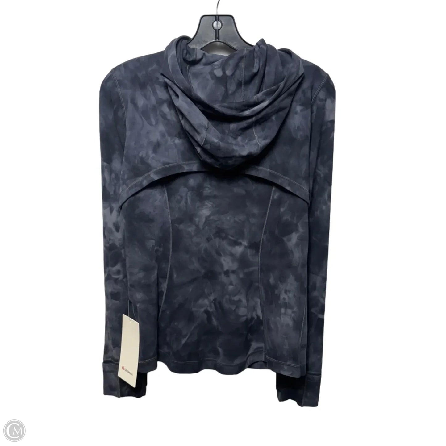 Define Hooded Jacket Nulu Athletic Jacket By Lululemon In Black & Grey, Size: 10