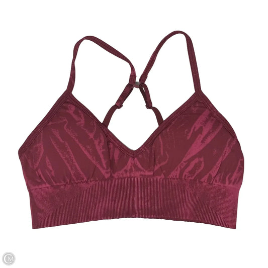 Ebb to Street Athletic Bra By Lululemon In Pink & Red, Size: 10