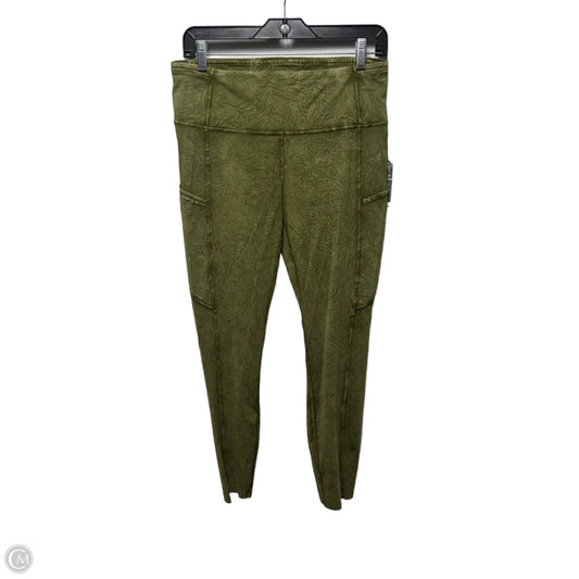 Fast and Free HR Tight 25” Athletic Leggings By Lululemon In Green, Size: 10